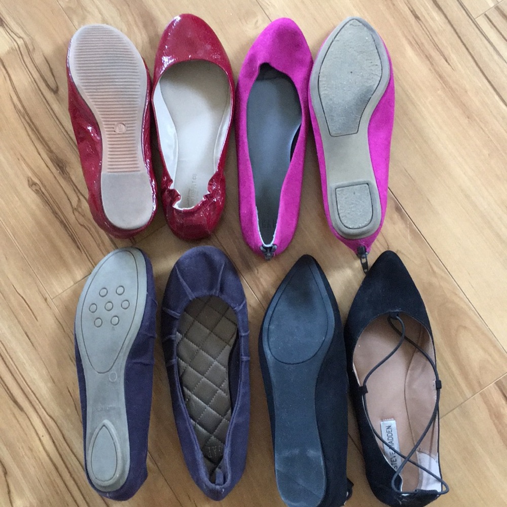 Bundle of flats size 9 .Will sell separately also